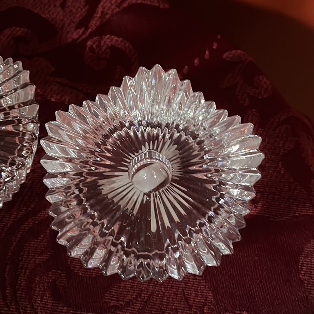 NEW Mikasa Crystal Candle Holders - Picture 4 of 7